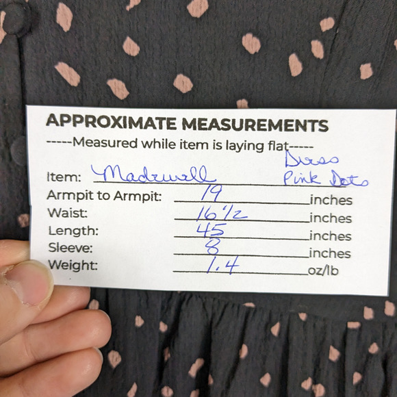 Madewell Womens Dress 4 Confetti Toss Black Short Flutter Sleeve Button Up Midi - Picture 11 of 12